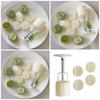 Hand Pressed Mooncakes Mold Cookie Stamp Cake Moulds Flexible ABS Plastic Pastries Dessert Mold for Baking Enthusiasts