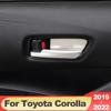 Stainless Steel Car Styling Inner Door Handle Bowl Covers Trims Accessories For Toyota Corolla 2022 E210 12th