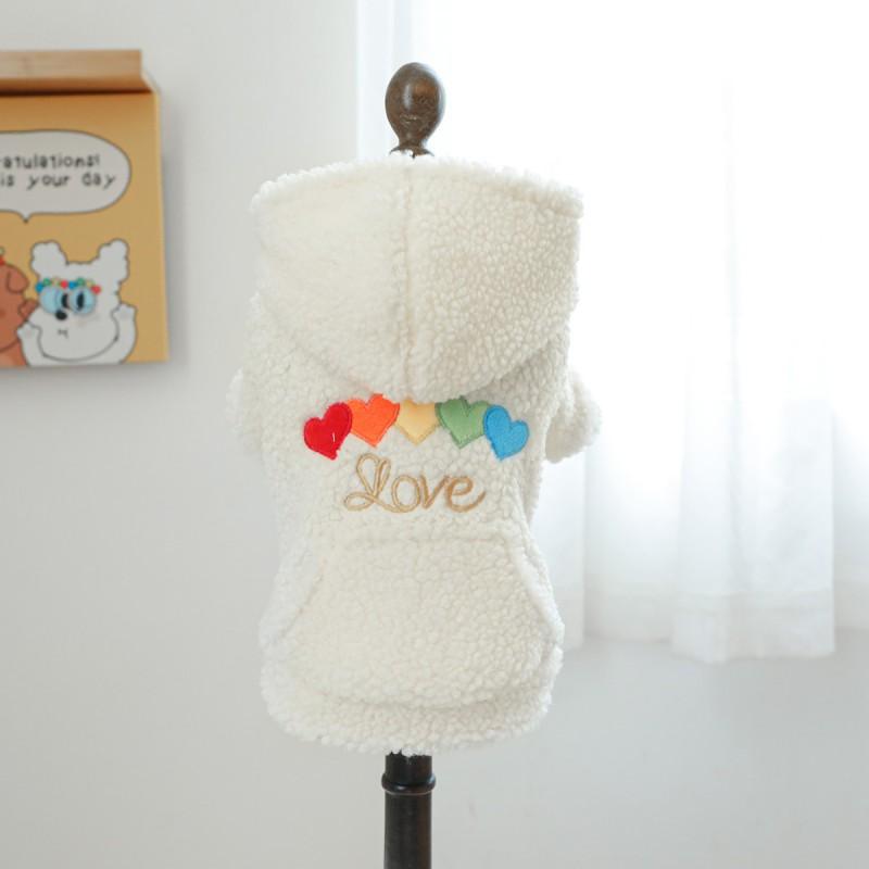 Pet Warm Fleece Dog Cat Hoodie Sweater Winter Coat Small Medium Large Dogs Cats Comfortable Casual Outfit