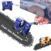 Woodworking Chainsaw Sharpeners with 3 Grinding Rod Manual Chainsaw Chain Sharpening Chain Saws and Electric Saws Hand Tools