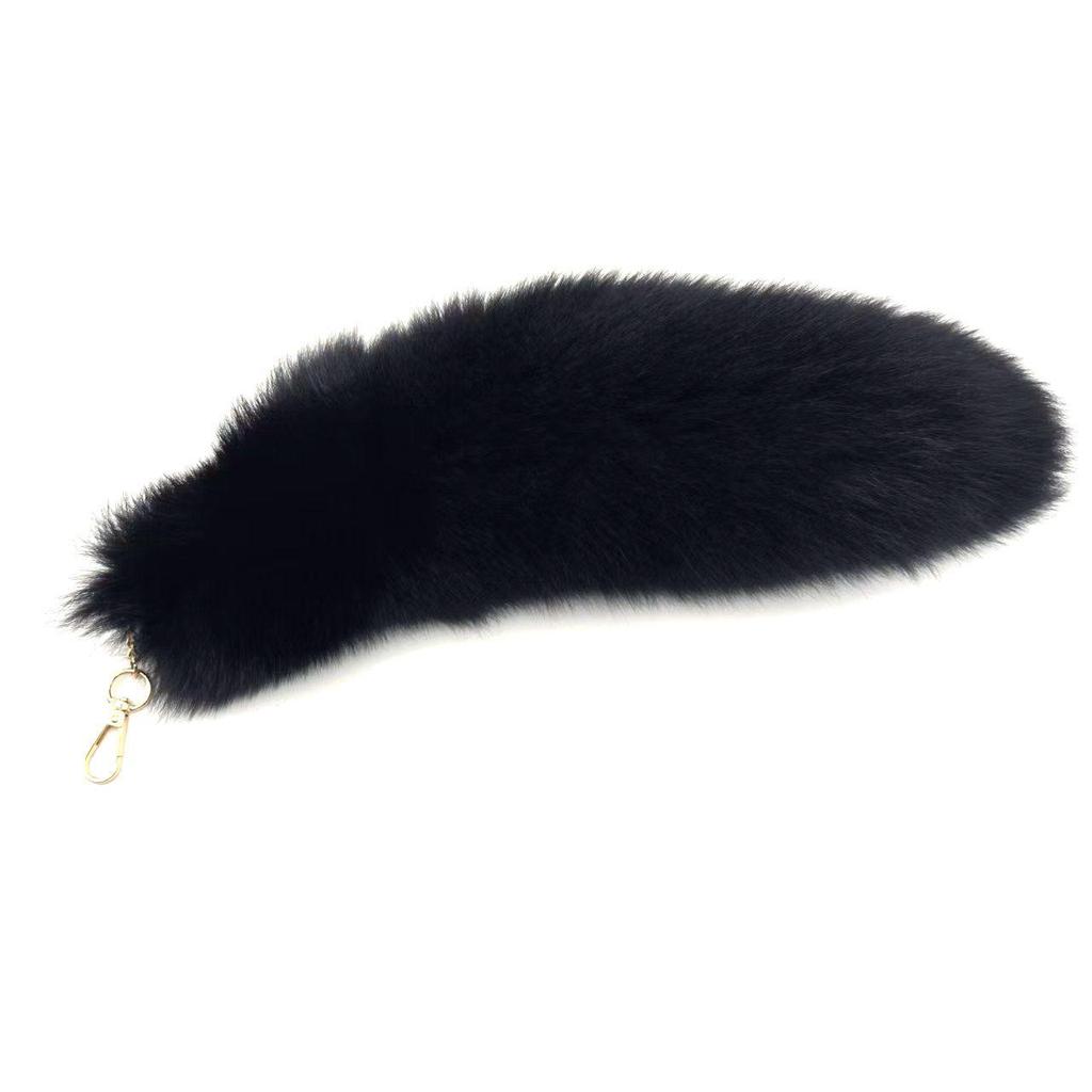 Брелок-подвеска в виде лисьего хвоста и аксессуар-шарм для сумочки