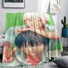1PC The Summer Hikaru Died Print Flannel Blanket, High quality All Seasons, Home Decor, Warmth and Comfort, Perfect for Christmas Gifts