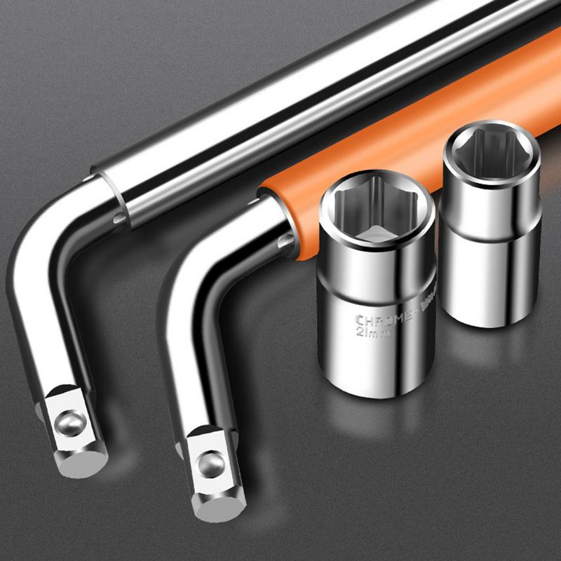 Выдвижной телескопический баллонный ключ Универсальный автомобильный ключ для шин Инструмент для снятия L-образный изогнутый стержень Гаечный ключ Автомобильные инструменты