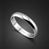Простое глянцевое кольцо из серебра S925 пробы, мужское и женское парное обручальное кольцо, японское и корейское темпераментное одинарное кольцо, ювелирное изделие