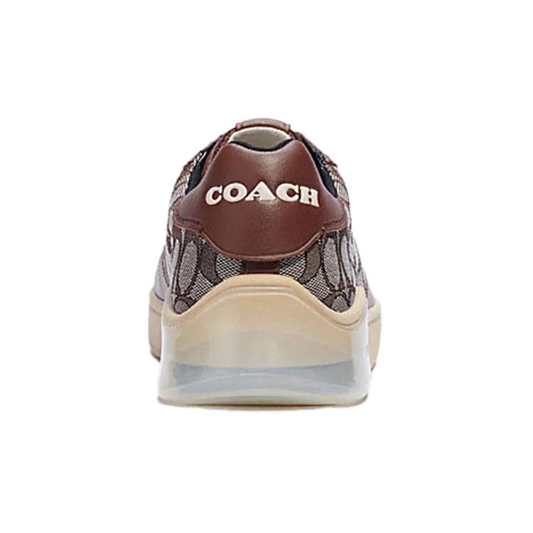 COACH CitySole Stylish Skateboarding Shoes Men's Brown (Unisex) Skate Shoes C3154 OAK