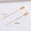 10pcs 14K Bag of Gold Ear Thread, Long Fringed Ear Jewelry Accessories DIY Handmade, Ear Chain