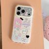 Мультяшный Двухслойный Чехол Кролик Пони для iPhone 15/16/17 Pro Max Противоударный