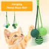 Hanging Cat Toy Set With Teaser Wand Sisal Ball And Durable Chew Rope Interactive Self-Play Kit For Cats Multi-Functional Pet Entertainment