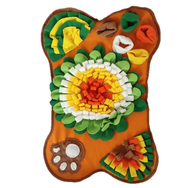 Dog Training Sniffing Pad Slow Feeding Leak Food Puzzle Toy Benefits Pet Intelligence Stimulation Stress Relief Home Pet Product