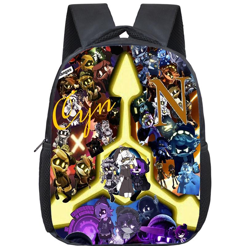 Cartoon Murder Drones Backpack for Boys Girls Uzi and N Printed Bookbag 12 Inch Kindergarten Toddler School Bags Kids Backpack
