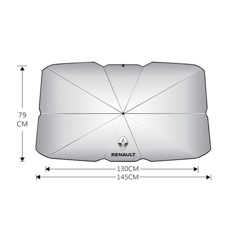 For Renault 2026 New Hub Caps For Renault Grand Scenic 4 XMOD Megane Clio 4 Laguna 2 3 Coupe Car Sunshade Umbrella Car Front Win