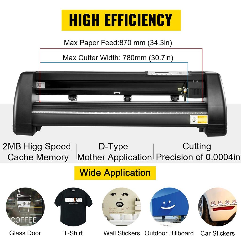 5 in 1 Heat Press Transfer Machine 12x15inch with 34” Vinyl Cutter Plotter Machine Kit Art Craft Printer Sublimation(34”/870mm) Limation (34”/870mm)