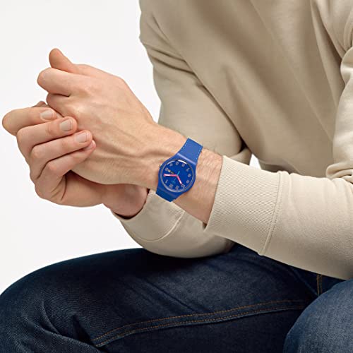 Swatch COBALT DISCO THE JANUARY COLLECTION Наручные часы SO29N705 Синие