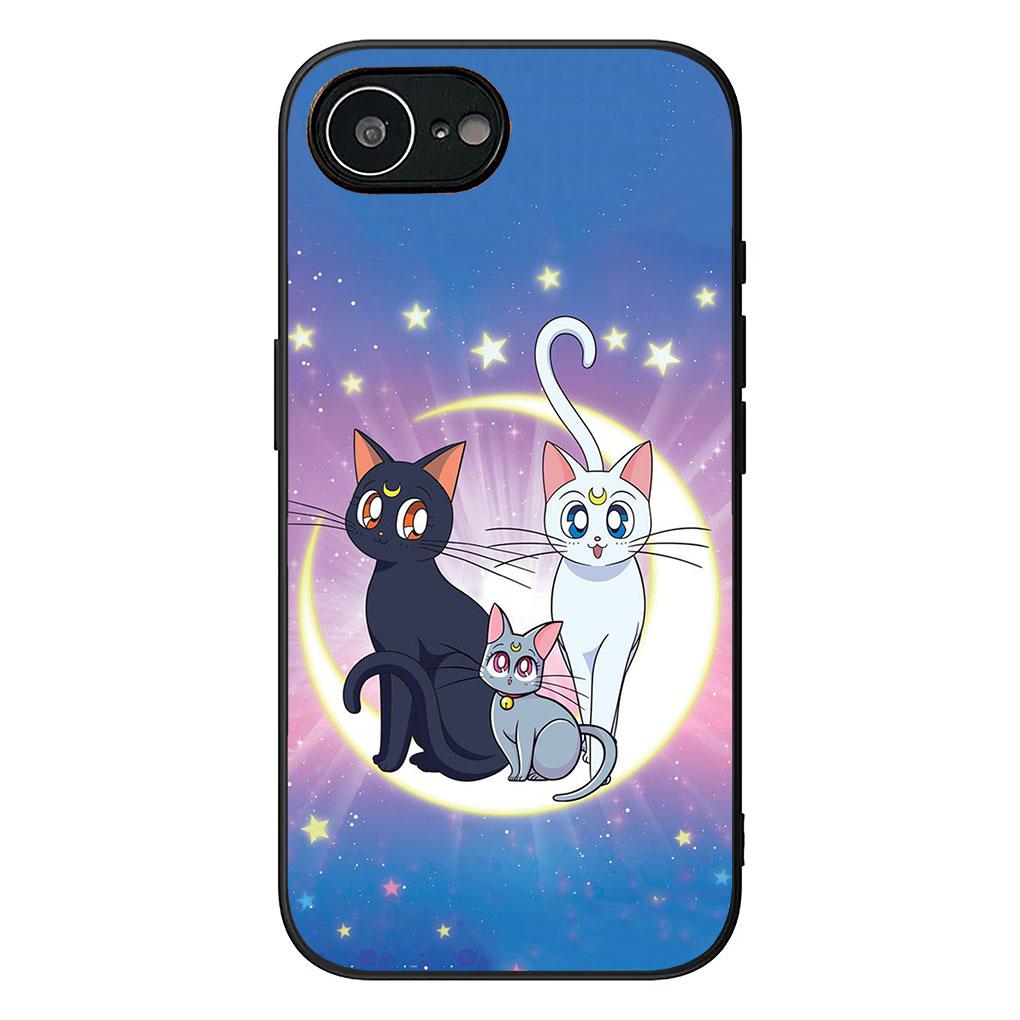 Мягкий чехол для телефона Samsung Galaxy S25 S24 S23 FE Plus Ultra S7 Edge A16 A15 5G s25+ Чехол S-Sailors Аниме Девушка Луна Корпус