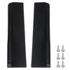 2PCs Rear Side Skirt Winglet Carbon Fiber Style Universal Car Lip Side Winglets Extension Spoiler