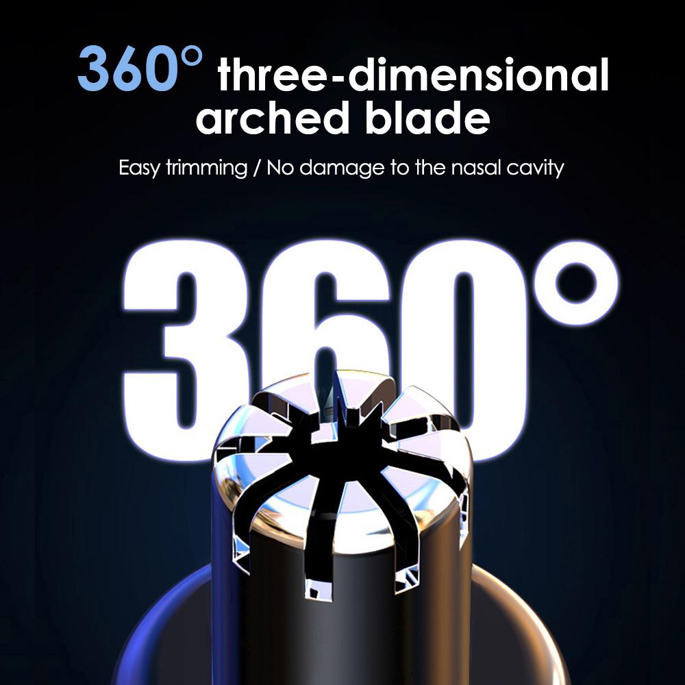Electric Nose Hair Trimmer Portable Electric Shaving Men's High Quality USB Charging Automatic Waterproof Mini Nose Hair Remover