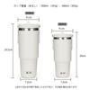 KONARO Large with Vacuum Keeps Hot or Stainless Steel Wide Direct Double White Tumbler, 600ml/900ml, Capacity, Straw, Lid, Insulated, Cold, Bottle,