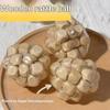 Handmade Wooden Squeezable Noisy Fidget Ball Creative Stress Relief Toy Suitable for All Age Groups