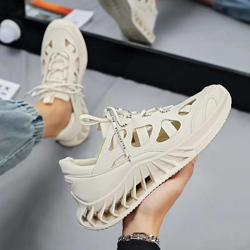 Sports Men's Sandal Height with Platform Running Breathable Outdoor Original Eva Summer Sale Comfortable Stylish Pvc Male Shoe