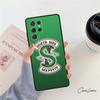 Чехол для телефона Riverdale South Side Serpents Для Samsung Galaxy S24 S25 S23 S22 Ultra Note 10 20 Plus S20 S21 FE Чехол