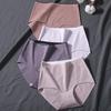 High Waist Panties for Women Seamless Panties Comfortable Solid Color Briefs Cotton Plus Size Underpants Sexy Underwear L-3XL