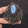 Kyanite Pendant Copper Wire Wrapped Pendant Handmade Pendant Wire Wrap Kyanite Jewelry Gemstone Pendant Gift For Her Octopus Copper Jewelry
