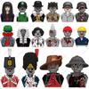 2024 City Halloween Zombie Series Walking Deads Ghost Mini Action Figure Building Blocks Soldiers MOC Bricks Kid DIY Gifts Toys
