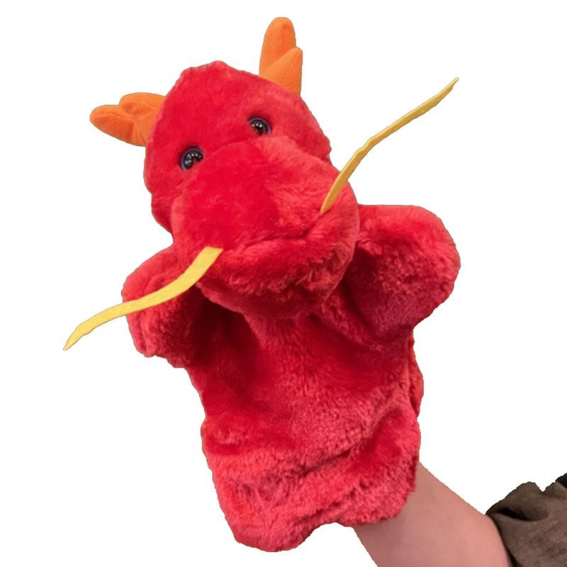 Zodiac Animals Plush Puppets Collection With Customizable Design For Nursery Performance Activities