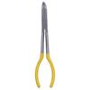 Long Reach Plier 45# Steel Long Needle Nose Pliers Cable Wire Cutter for Repairing 11in Length90 Degrees