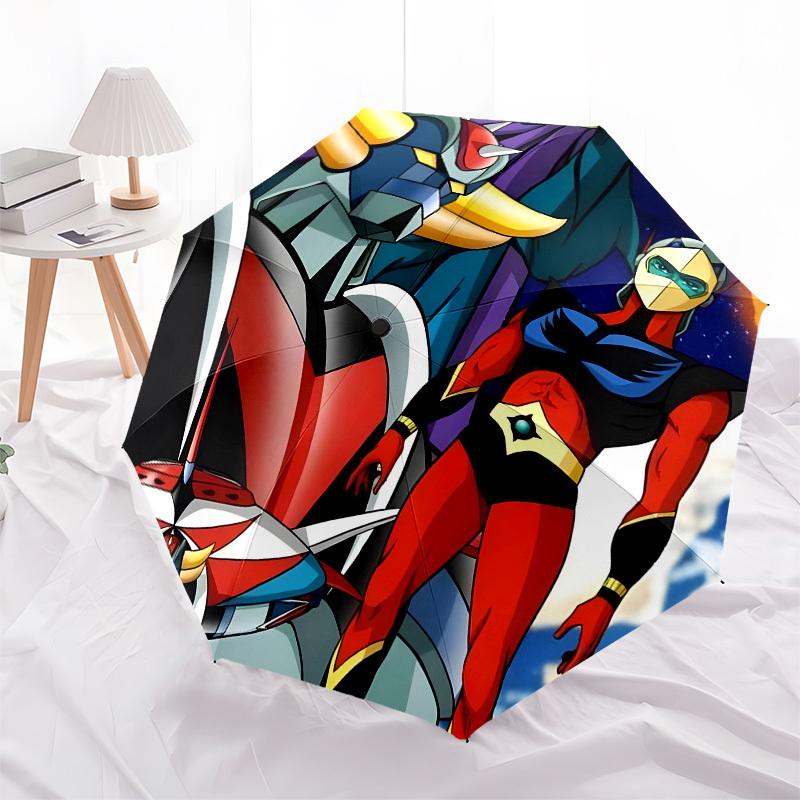 Robo Knight, Cosmic Guardian- Automatic Opening and Closing, 8-rib Structure Portable Umbrella, Suitable for Men and Women in All Seasons -
