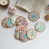 Table Coaster Handcrafted Seashell Coaster Artistic Insulation Pad Convenient Table Protection Mat for Home