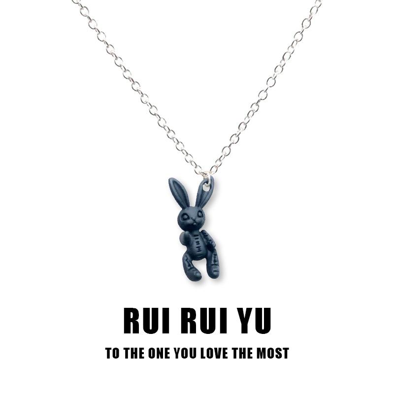 QQs Rogue Rabbit кулон ожерелье кулон ожерелье для женщин мужчин подруга пара любовник ювелирные изделия подарок