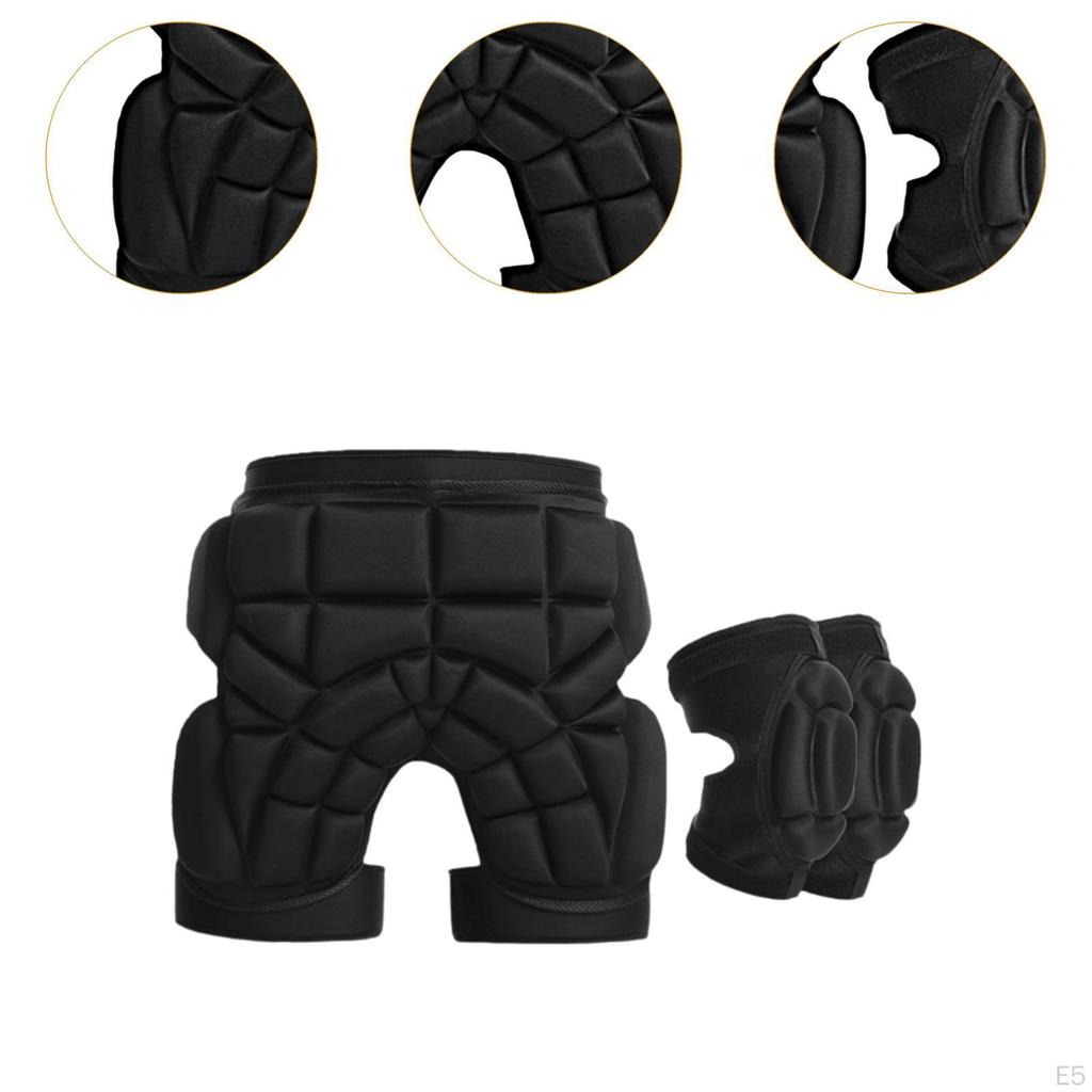 Шорты для защиты бедер с подкладкой EVA для катания на скейтборде и лыжах