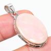 Natural Pink Opal Gemstone Handmade 925 Solid Sterling Silver Pendant 1.50" A2y71