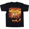 RUSH Band Хлопковая футболка унисекс Все размеры S Черная рубашка унисекс D1109 Футболка унисекс