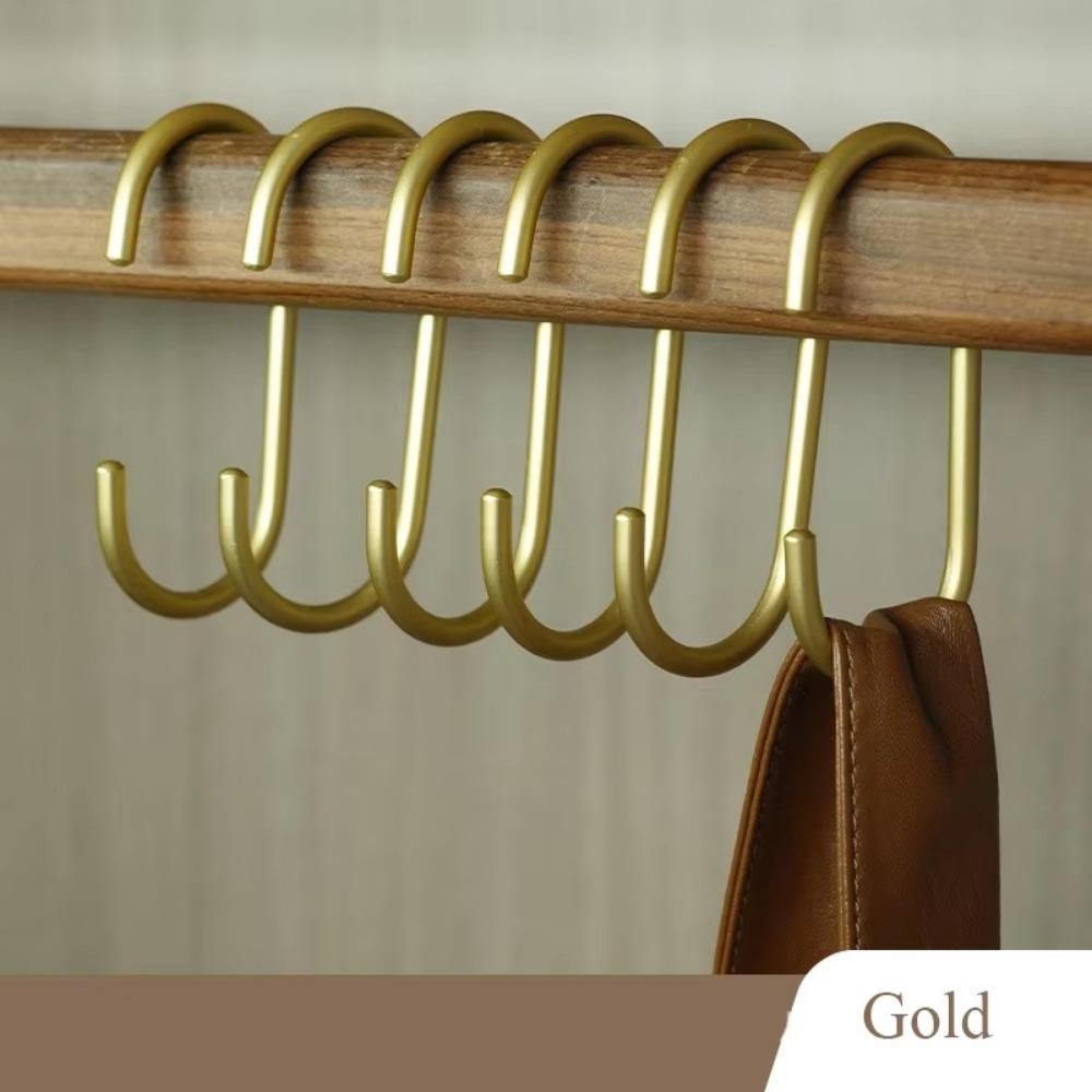 5pcs Hanging Clasp Holder Hooks Multifunction Drying Hooks New C Shape Hooks Closet Organizer