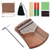 17-Key Thumb Piano Kalimba Camphorwood C Tone with Carry Bag Music Book Musical Scale Stickers