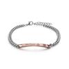 Fashion Men and Women Love Bangle Couple Bracelets Her King Stainless Steel His Queen