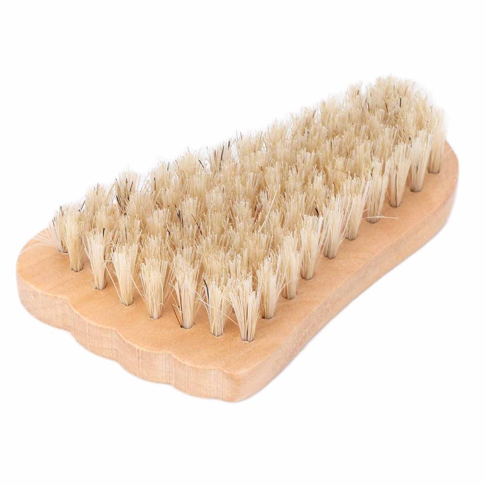 Original Wood Wooden Nail Cleaning Brush  Salon personal nail care