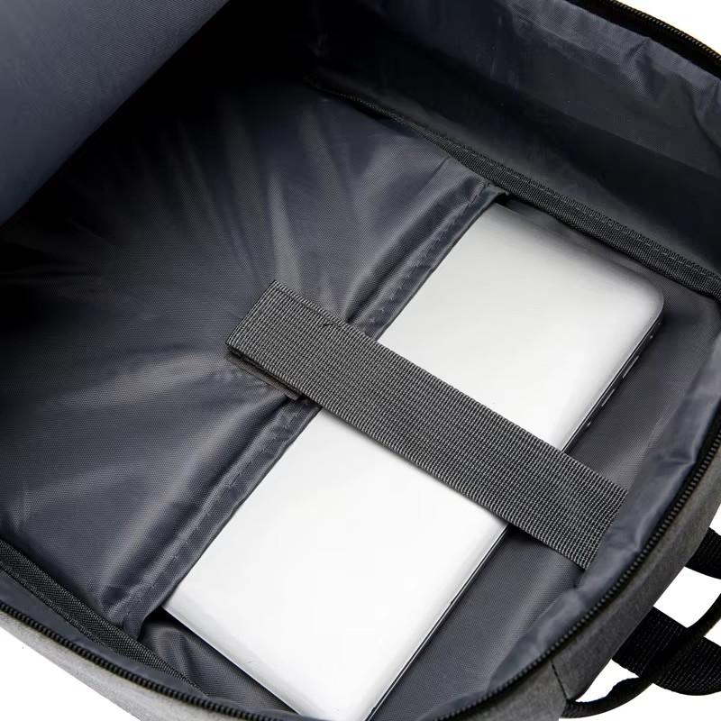 Мужской водонепроницаемый школьный рюкзак с USB из ткани Оксфорд, рюкзак для ноутбука 15,6 дюймов, стильный унисекс деловой школьный рюкзак