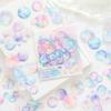 Journal GO 30pcs Kawaii Scrapbooking Stickers Fantasy Bubble Island Junk Journal Planner Cute Decorative Stationery Sticker