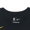 Nike Лос-Анджелес Лейкерс Леброн Джеймс # 23 Дышащая повседневная спортивная футболка Мужские топы Черные AA2591-022