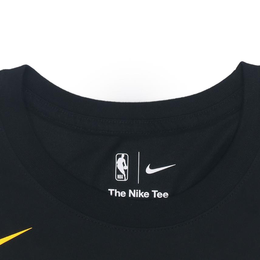 Nike Лос-Анджелес Лейкерс Леброн Джеймс # 23 Дышащая повседневная спортивная футболка Мужские топы Черные AA2591-022