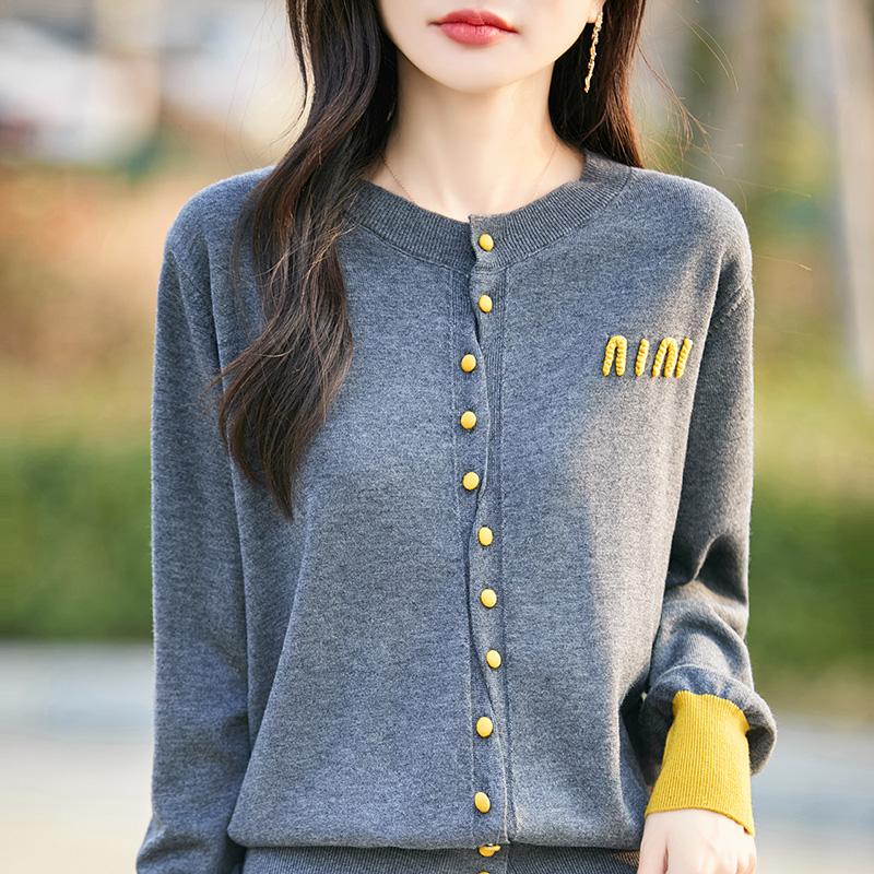 Женский легкий кардиган из 50% шерсти и 50% шелка Mulberry — универсальный трикотаж на все 4 сезона для комфорта и стиля в любое время года