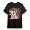 Women's Oversize T-shirt With Cute Little Hedgehog Graphic Unisex Cotton Tee
