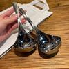 Long Handle Hot Pot Scoops Stainless Steel Rice Spoon Cooking Utensils Kitchen Spoon  Kitchen Use