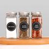 5 Sheets 180Pcs/set Blank Condiment Bottles Sticker Kitchen Storage Organizer Mason Jars Tags