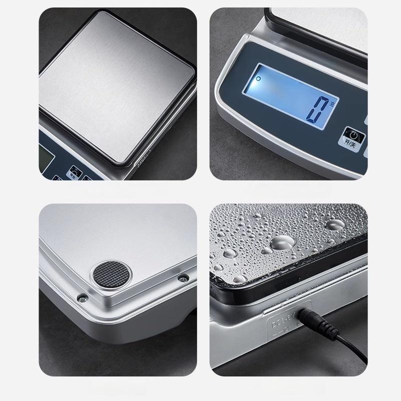 Precision Electronic Scale Stainless Steel Weighing Precision Scale Balance Measurement Digital Kitchen Scale