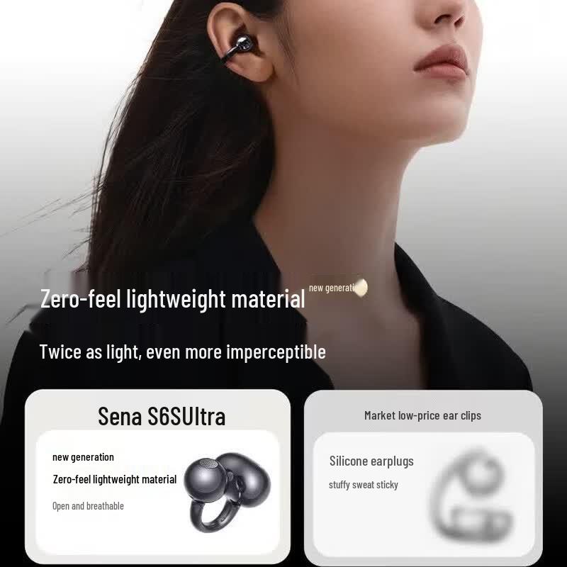 SANAG S6S Ultra AI Открытые Bluetooth-наушники с клипсой