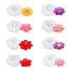 Silicone Candle Mould 3D Blooming Flower Cake Fondant Chocolate Mold Epoxy Casting Resin Moulds Baking Tool Mould